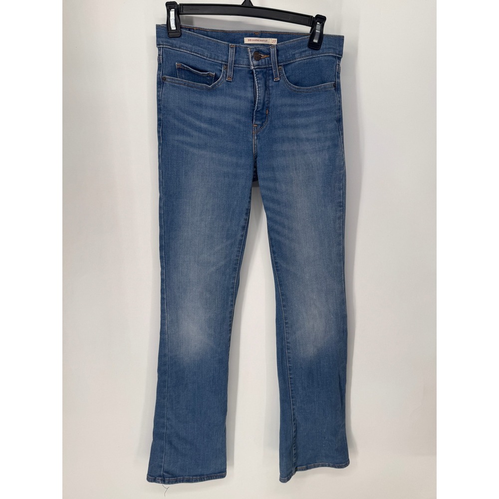 Levi's Jeans Women 27 Blue 315 Shaping Bootcut Medium Wash Stretch EUC